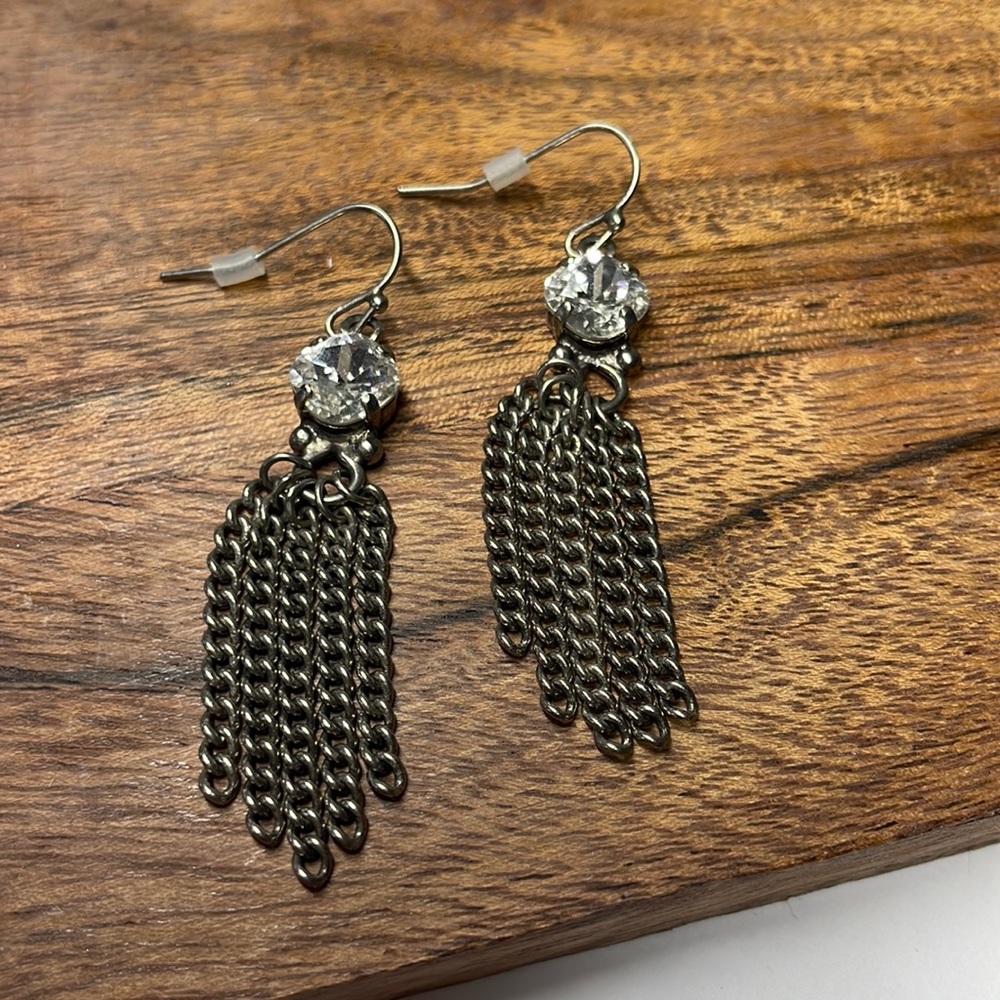 Sorrelli Fringe Metal Earrings